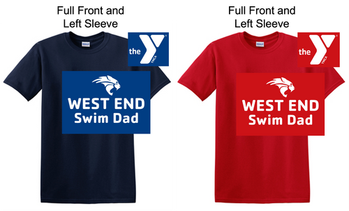 SHORT SLEEVE COTTON T-SHIRT (ADULT AND YOUTH) weyswimdad