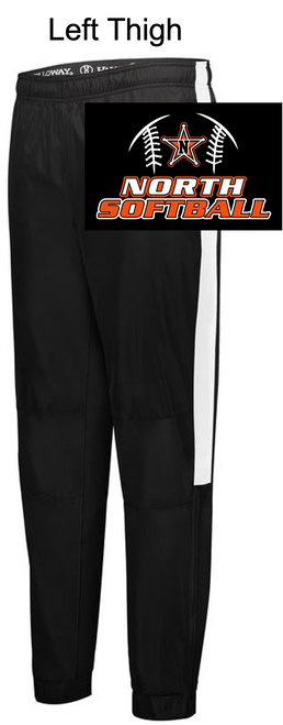 BLACK POLYESTER LIGHTWEIGHT PANTS WITH POCKET (ADULT AND LADIES) northsoft