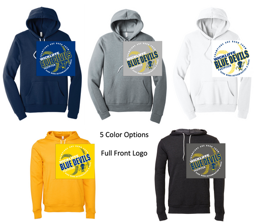 HOODED SPONGE FLEECE SWEATSHIRT (ADULT AND YOUTH) wicksoftsb