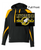 BLACK WITH GOLD COTTON/POLYESTER FLEECE HOOIDE (YOUTH AND ADULT) rivtfw