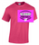 HELICONIA PINK SHORT SLEEVE COTTON T-SHIRT (ADULT AND YOUTH) warfb