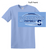 COLUMBIA BLUE SHORT SLEEVE COTTON T-SHIRT (ADULT AND YOUTH) warfb