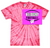 PINK TIE DYE SHORT SLEEVE COTTON T-SHIRT (ADULT AND YOUTH) warfb