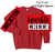 RED CREW SWEATSHIRT (YOUTH AND ADULT)  sparkch