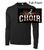 BLACK PERFORMANCE TEE - LONG SLEEVE (ADULT AND YOUTH) northchoirnotes