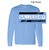 COLUMBIA BLUE LONG SLEEVE T-SHIRT (YOUTH AND ADULT) warwr