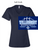 NAVY RELAXED LADIES VNECK T-SHIRT  (LADIES) wargbb