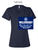 NAVY RELAXED LADIES VNECK T-SHIRT  (LADIES) wargbb