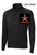 BLACK POLYESTER 1/4 ZIPPER -LONG SLEEVE (ADULT AND LADIES)  northbowl