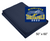 NAVY HEATHER FLEECE BLANKET ONE SIZE) wicktfwing