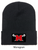 BLACK KNIT BEANIE HAT (ONE SIZE) mhslaxmono