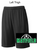 BLACK POLYESTER 9" SHORTS WITH POCKET (YOUTH AND ADULT) mayyfbthigh