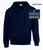 NAVY COTTON/POLYESTER FULL ZIPPER JACKET (ADULT AND YOUTH) wickswimteam