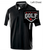 BLACK WITH WHITE POLYESTER POLO (ADULT AND LADIES) mhsgolflc