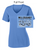 CAROLINA BLUE LADIES SHORT SLEEVE POLYESTER VNECK T-SHIRT (LADIES) lilrebfb