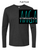 BLACK TRIBLEND LONG SLEEVE T-SHIRT (ADULT) aagboostaaga