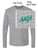 PREMIUM HEATHER  TRIBLEND LONG SLEEVE T-SHIRT (ADULT) aagboostglitter