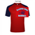 RED WITH NAVY SHORT SLEEVE POLYESTER SHIRT (YOUTH AND ADULT) diadog