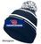 NAVY AND WHITE KNIT BEANIE HAT (ONE SIZE) daytonchmono