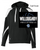 BLACK WITH WHITE COTTON/POLYESTER FLEECE HOOIDE (YOUTH AND ADULT) warvol