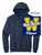 NAVY HOODED SWEATSHIRT (YOUTH AND ADULT) wickcheerw