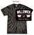 BLACK TIE DYE SHORT SLEEVE COTTON T-SHIRT (ADULT AND YOUTH) lanvol