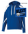 ROYAL WITH WHITE COTTON/POLYESTER FLEECE HOODIE (YOUTH AND ADULT) allsaintlines