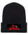 BLACK KNIT BEANIE HAT (ONE SIZE) menyouthwrmono