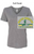 GREY LADIES VNECK T-SHIRT  (LADIES) mcallknight