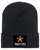 BLACK KNIT BEANIE HAT (ONE SIZE) emstfmono