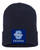 NAVY KNIT BEANIE HAT (ONE SIZE) wartenmono