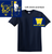 NAVY SHORT SLEEVE COTTON T-SHIRT (ADULT AND YOUTH) wickbandlcwbackblue