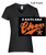 BLACK RELAXED LADIES TRIBLEND T-SHIRT  (LADIES) emsch