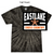 BLACK TIE DYE SHORT SLEEVE COTTON T-SHIRT (ADULT AND YOUTH) emsxc