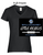 BLACK LADIES SHORT SLEEVE VNECK T-SHIRT (LADIES) lilrebfbrebs