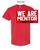 RED SHORT SLEEVE COTTON T-SHIRT (ADULT AND YOUTH) menyouthwrweare