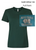 DARK GREEN RELAXED LADIES T-SHIRT  (LADIES) mcallglitter