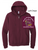 MAROON SWEATSHIRT FULL ZIPPER -LONG SLEEVE HOODIE (ADULT) murphylcworld