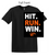 BLACK SHORT SLEEVE COTTON T-SHIRT (ADULT AND YOUTH) eastleaghit