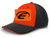 BLACK AND ORANGE BASEBALL HAT  (3 SIZES)  eastleagmono