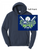 NAVY HOODED 50/50 SWEATSHIRT (YOUTH AND ADULT) bobcatbash
