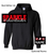 BLACK HOODED SWEATSHIRT (YOUTH and ADULT) sparkchglitscript