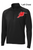 BLACK POLYESTER 1/4 ZIPPER -LONG SLEEVE (ADULT AND LADIES) pcls