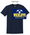NAVY SHORT SLEEVE COTTON T-SHIRT (ADULT AND YOUTH) wicksocboyhalf