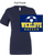 LADIES VNECK T-SHIRT  (LADIES) wicksocboyhalf