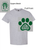 SPORT GREY SHORT SLEEVE COTTON T-SHIRT (ADULT AND YOUTH) broadmoorpaw