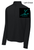 BLACK POLYESTER 1/4 ZIPPER -LONG SLEEVE (ADULT AND LADIES)  aagboostlc