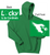 IRISH GREEN HOODED SWEATSHIRT (YOUTH AND ADULT) shorestpat