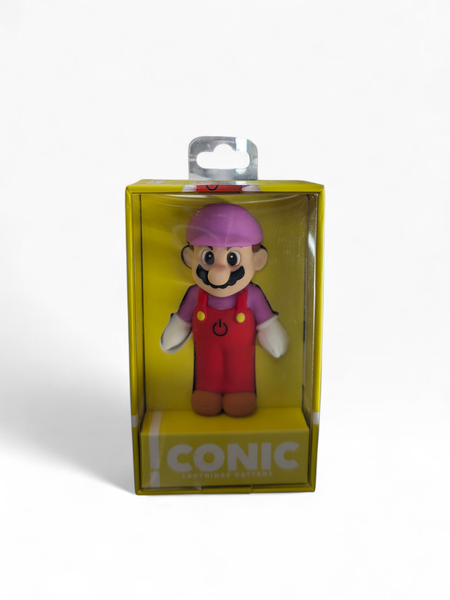 Iconic Super Mario Character 510 Thread Batteries in Magenta & Red