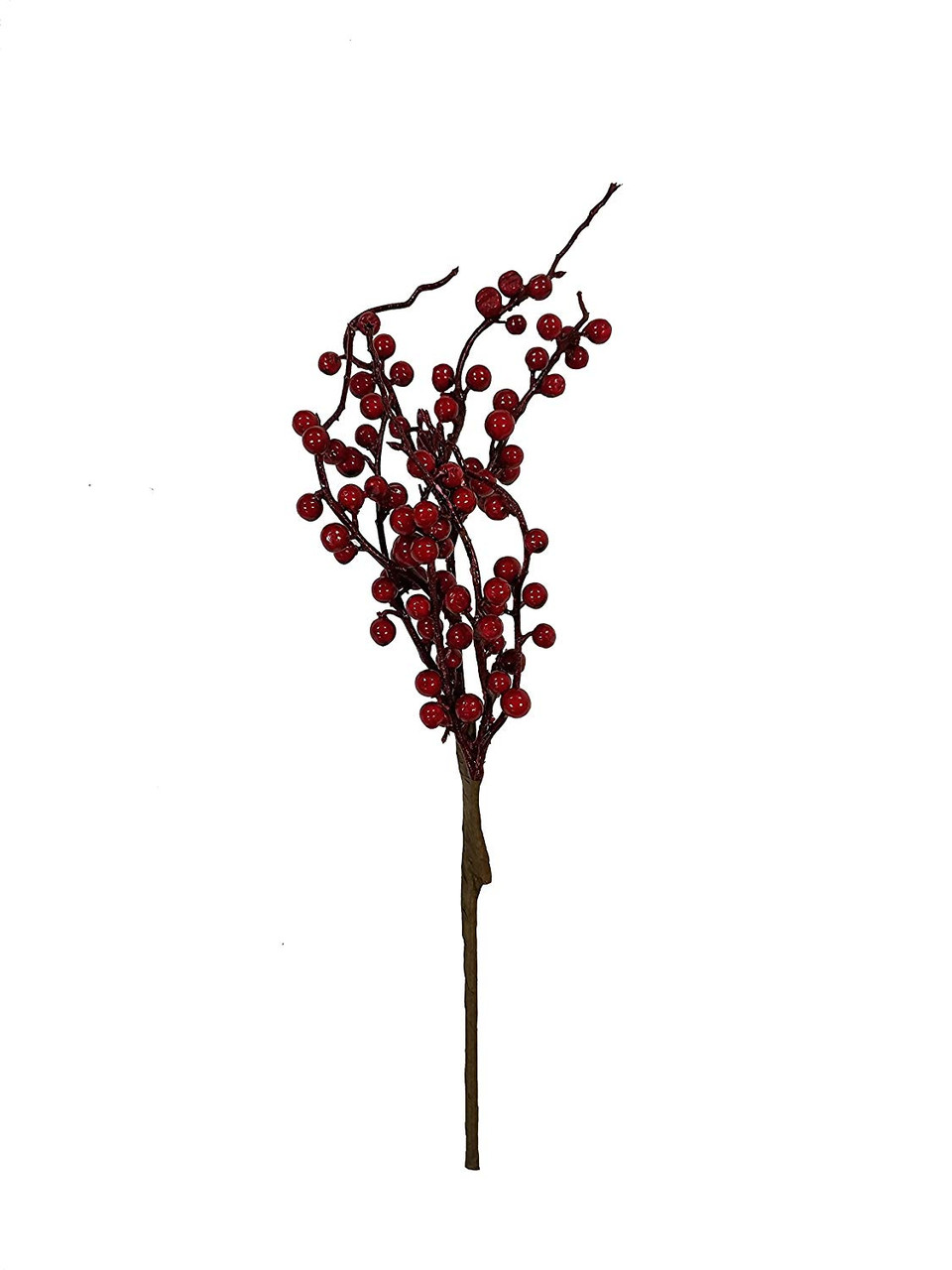 CraftMore Set of 12 Red Berry Picks 16 Inch